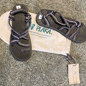 Womens Plaka handmade sandals size 7